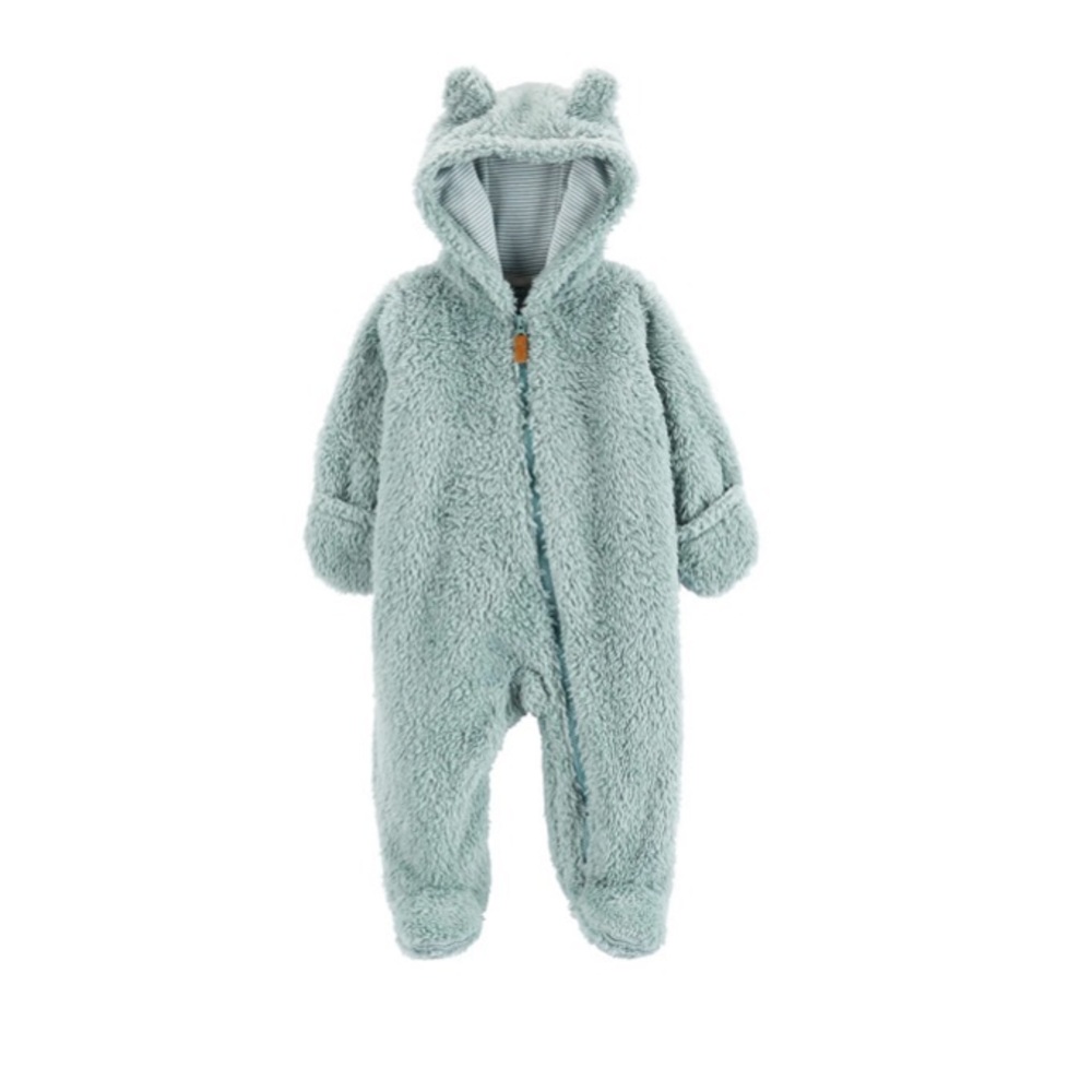 Carter's Baby 9 Month Hooded Sherpa Bunting Pram